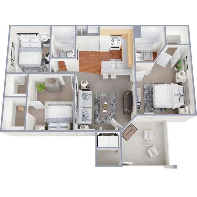 Unit 3-328 3-328 floor plan